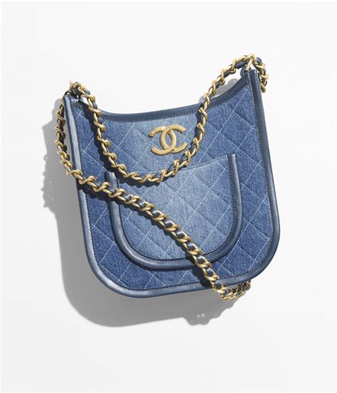 chanel pleated denim & gold-tone metal|chanel handbags outlet.